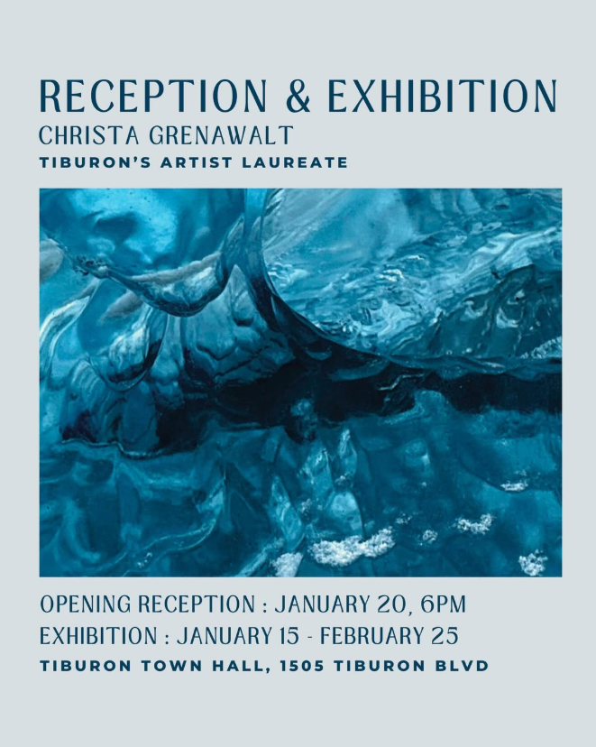 Artist Exhibition Waterline January 15 to February 25 at Tiburon Town Hall